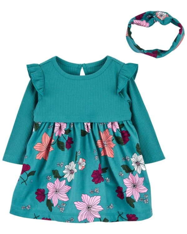 SET VESTIDO FLORAL