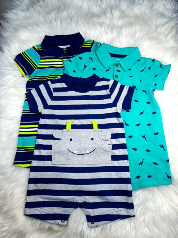 TRIPACK ROMPERS